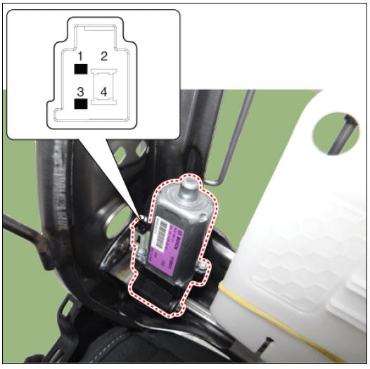 Reclining motor (D)