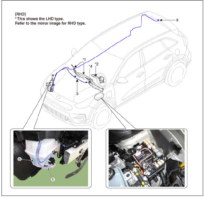 Windshield Wiper/Washer / Components And Components Location