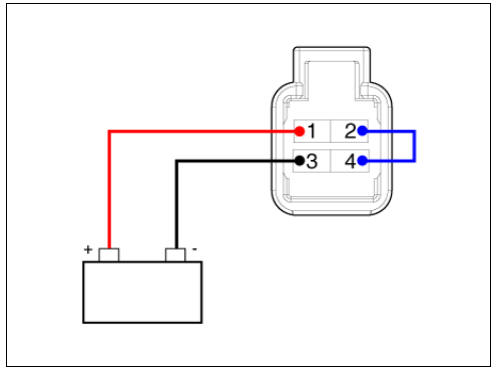 Rear Wiper Motor Automatic Stop Operation Check