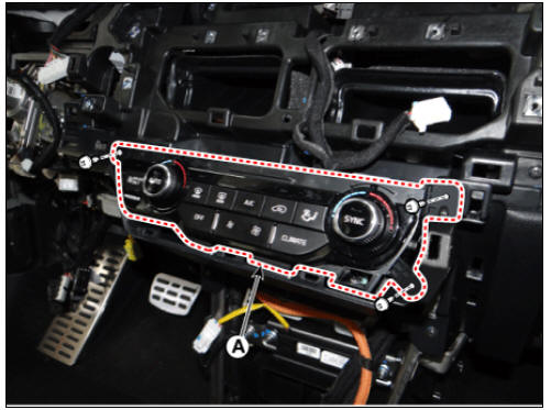 Heater & A/C Control Unit / Repair Procedures