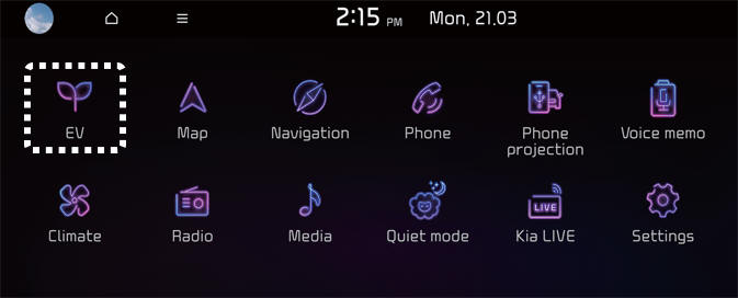 EV menu