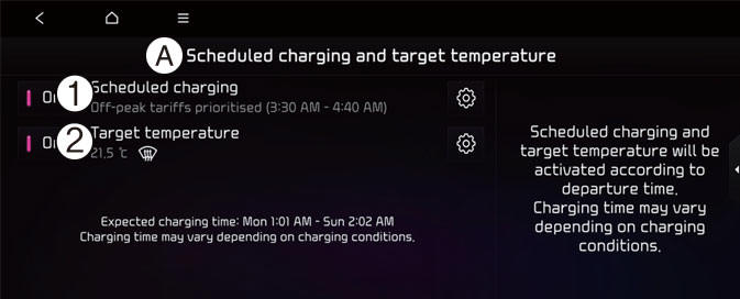 Charging and climate
