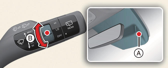 Controlling wiper automatically (if equipped)