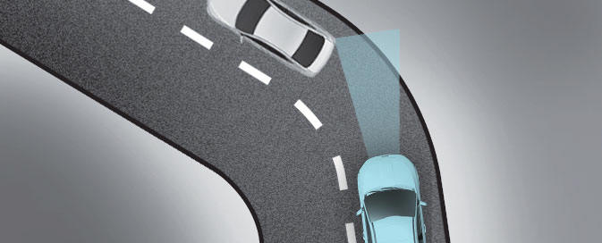 Driving on a curved road