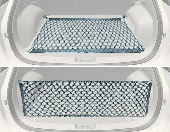 Luggage net holder
