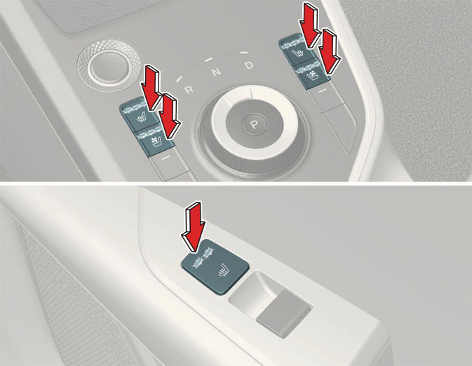 Seat warmer/ventilation