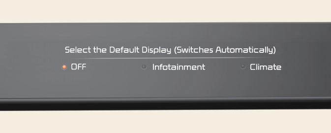 Setting the default mode