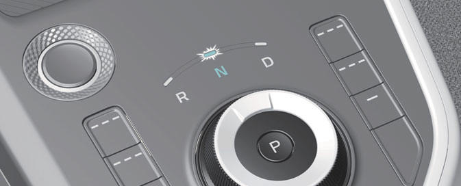 N in vehicle ON position