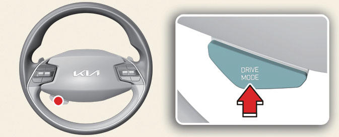Selecting DRIVE MODE