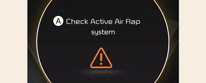 Active air flap malfunction