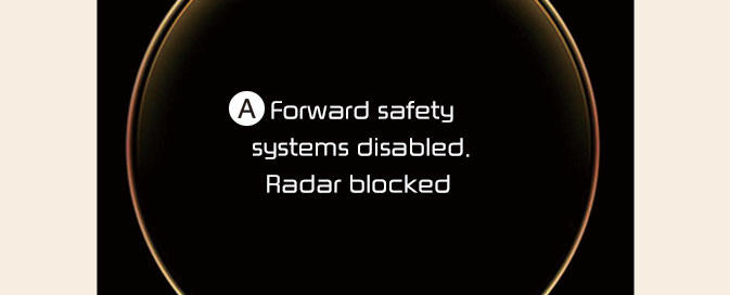 Forward Collision-Avoidance Assist disabled