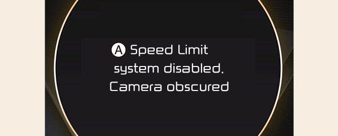 Intelligent Speed Limit Assist disabled