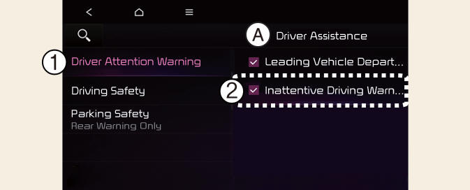Driver Attention Warning