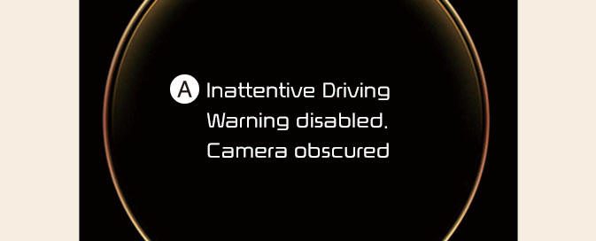 Driver Attention Warning disabled