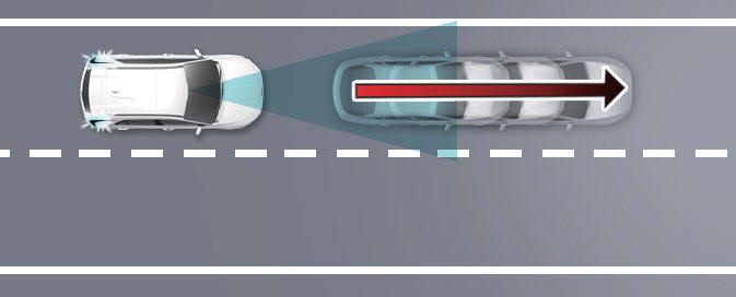 Leading vehicle departure alert  function
