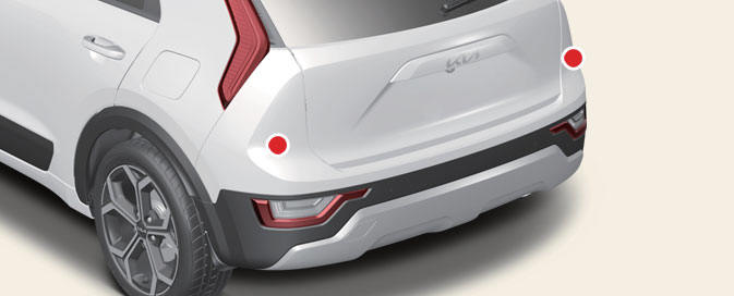 Rear corner radar