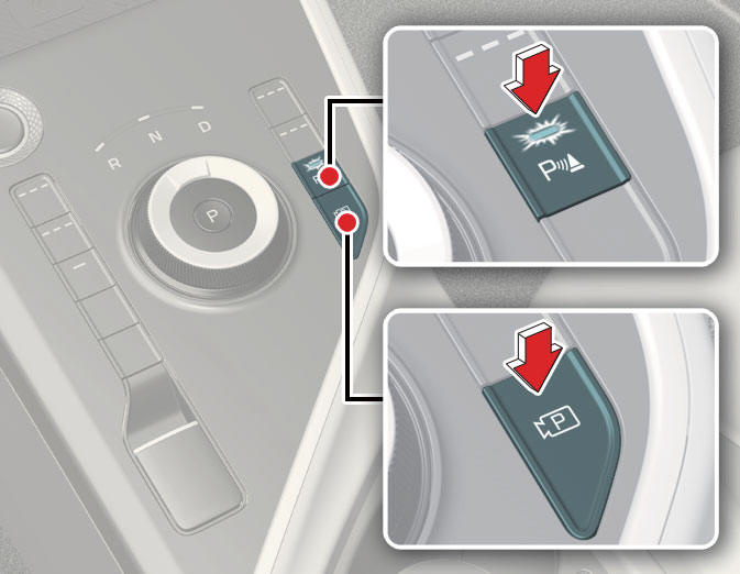 Parking/View button, Parking Safety button
