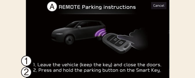 REMOTE Parking instructions