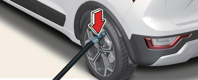 Using the Tire Mobility Kit