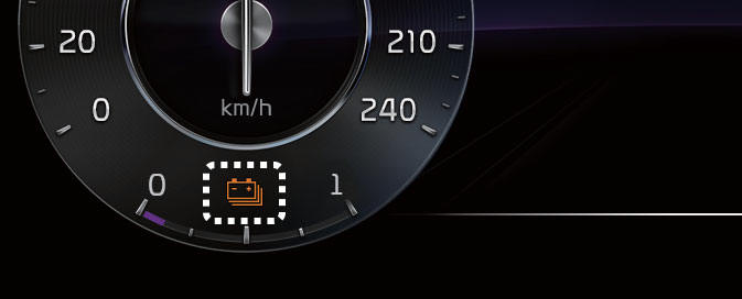 State of charge (SOC) gauge for high voltage battery