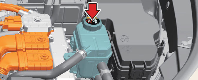 Checking coolant level