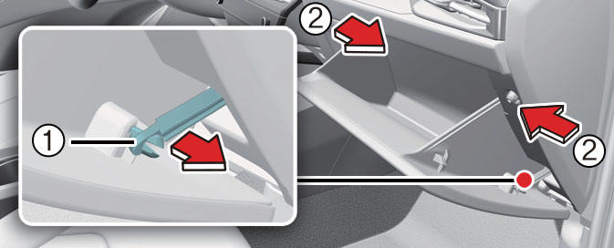 Replacing the climate control air filter