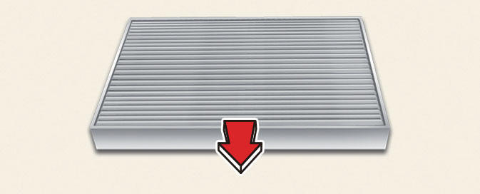 Replacing the climate control air filter