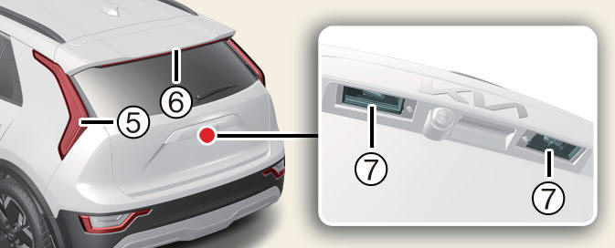 Light position (Rear) 