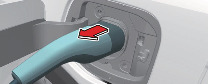 How to disconnect charging connector in emergency