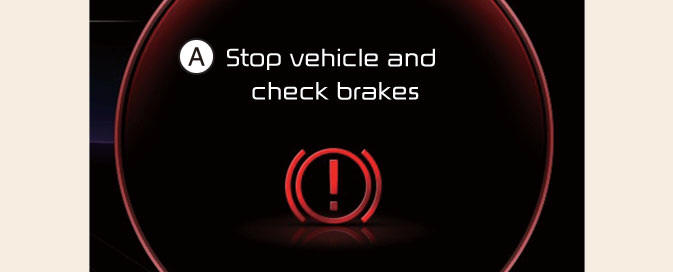 Stop vehicle and check regenerative brakes
