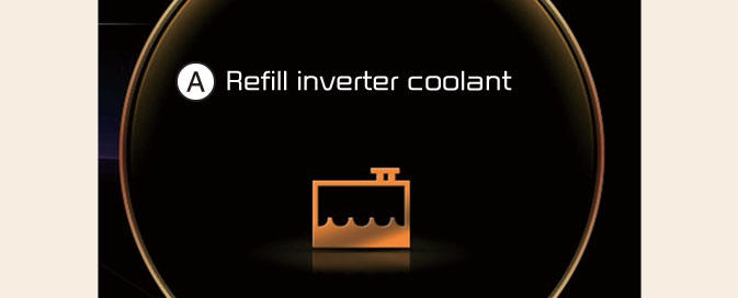 Refill inverter coolant