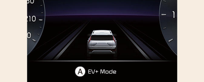 EV+ (Electric +) mode (Plug-in hybrid vehicle)