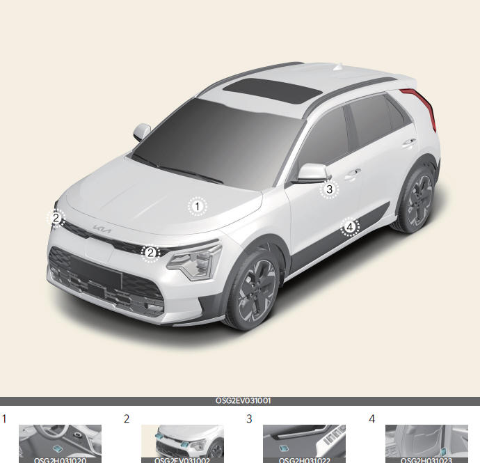 Air bag collision sensors