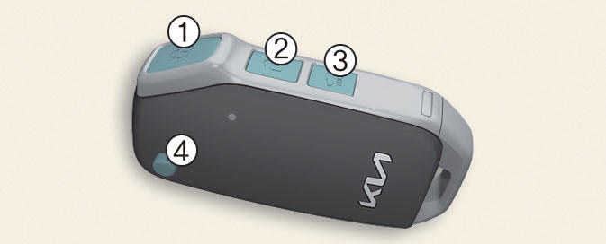 Using the remote key ( Kia NIRO Hybrid)
