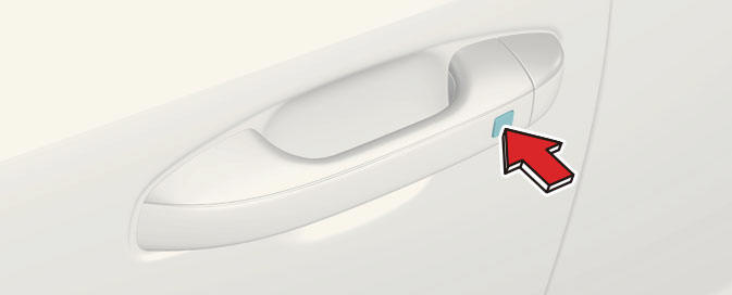 Locking/unlocking with the smart key