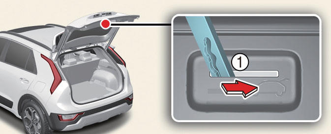 Emergency tailgate safety release