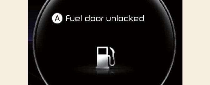 Opening the fuel filler door (Plug-in hybrid vehicle)
