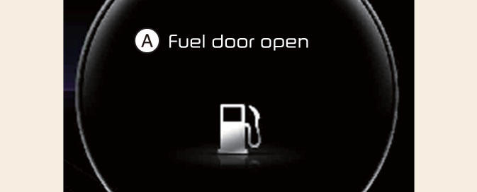 Opening the fuel filler door (Plug-in hybrid vehicle)