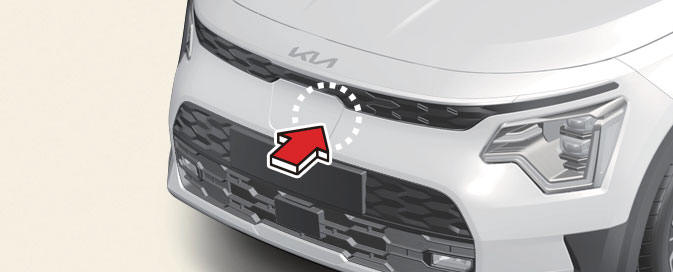 Opening the charging door