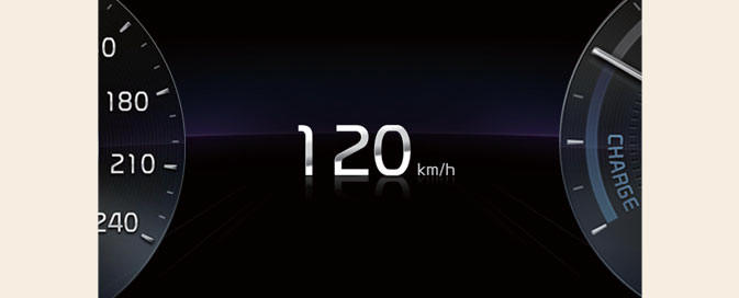 Digital speedometer